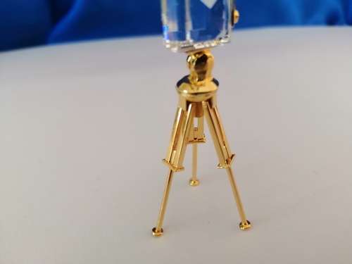 Swarovski Crystal Memories Gold Plated Film Movie Camera