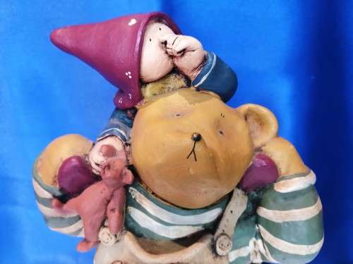 Large and Heavy Colourbox Bear Door Stop  #