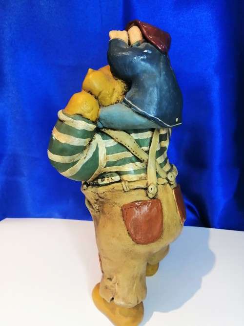 Large and Heavy Colourbox Bear Door Stop  #