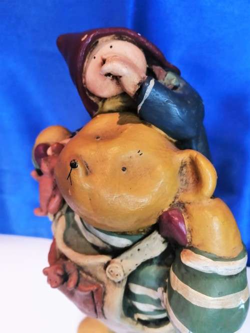Large and Heavy Colourbox Bear Door Stop  #