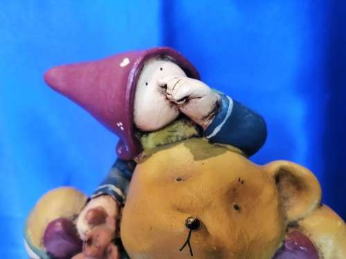 Large and Heavy Colourbox Bear Door Stop  #