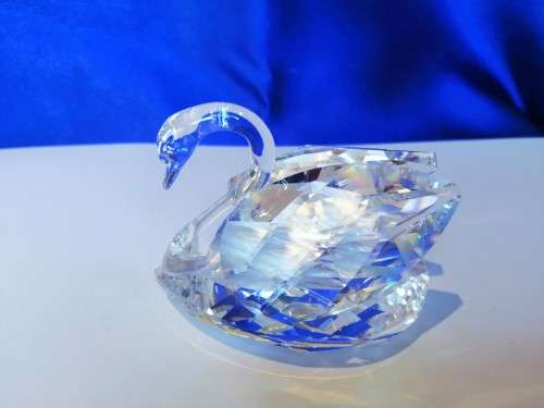 GENUINE Swarovski Crystal Large Swan Retired #