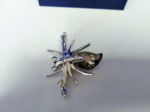 Swarovski Paradise Brooch Spider Darja Aurora Borealis Silver Shade 903655