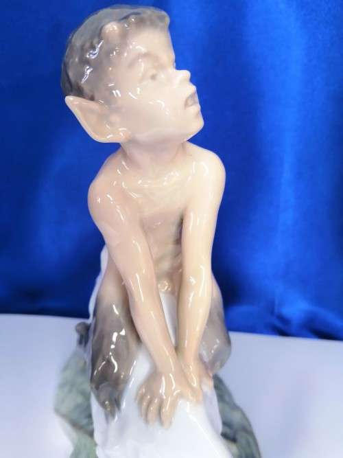 Royal Copenhagen Denmark Faun Riding a Goat 737 Figurine