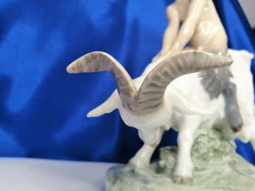 Royal Copenhagen Denmark Faun Riding a Goat 737 Figurine