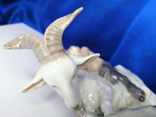 Royal Copenhagen Denmark Faun Riding a Goat 737 Figurine