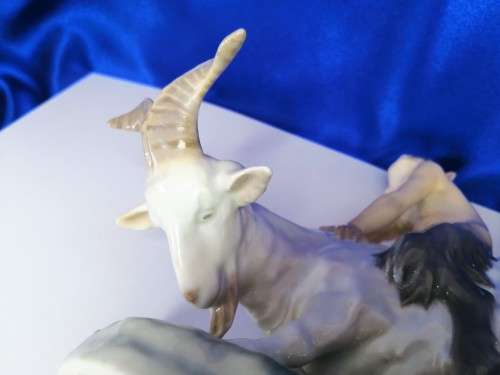 Royal Copenhagen Denmark Faun Riding a Goat 737 Figurine