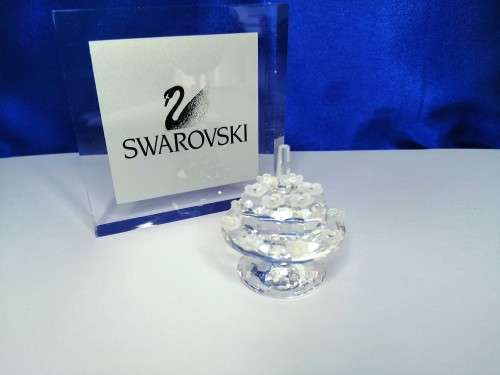 Swarovski Crystal 5th Anniversary Birthday Cake