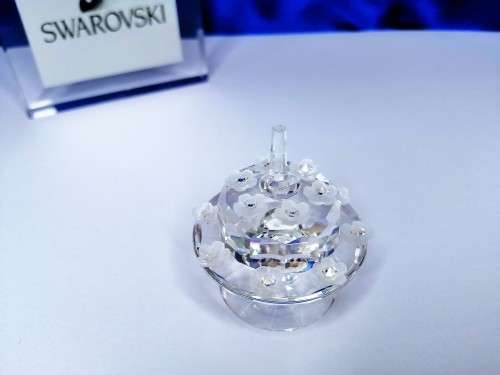 Swarovski Crystal 5th Anniversary Birthday Cake