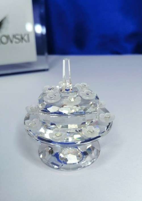 Swarovski Crystal 5th Anniversary Birthday Cake
