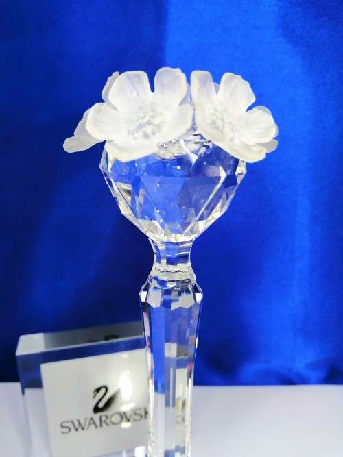Swarovsli Crystal Tall Tall Candleholder
