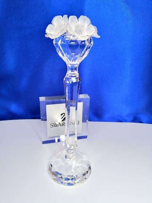 Swarovsli Crystal Tall Tall Candleholder