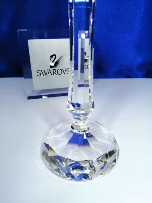 Swarovsli Crystal Tall Tall Candleholder