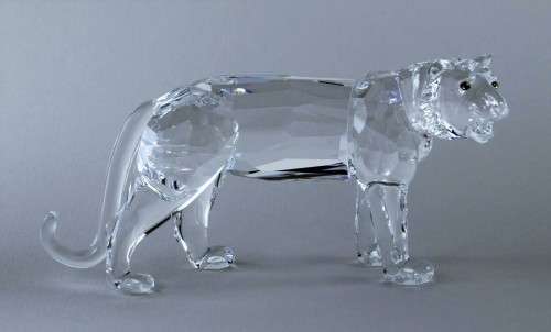 Swarovski Crystal Standing Tiger Endangered Species