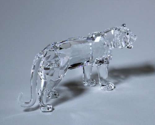 Swarovski Crystal Standing Tiger Endangered Species