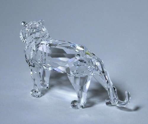 Swarovski Crystal Standing Tiger Endangered Species