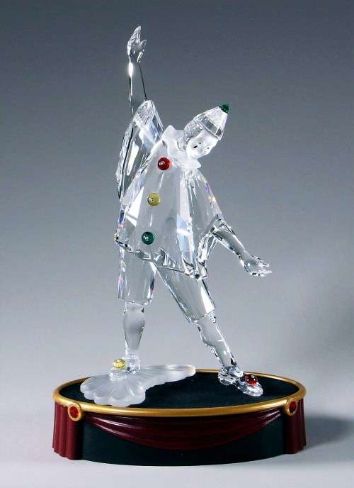 Swarovski Crystal 1999 Masquerade Trilogy Pierrot Annual Edition