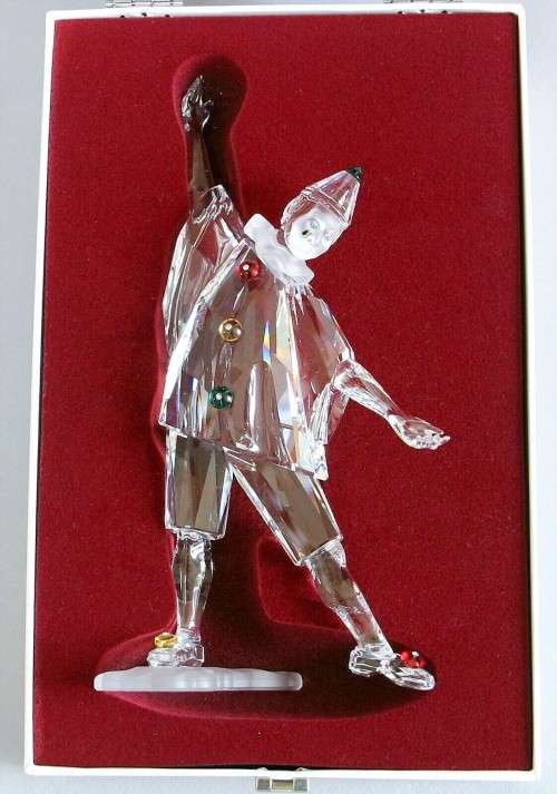 Swarovski Crystal 1999 Masquerade Trilogy Pierrot Annual Edition