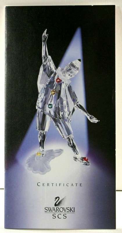 Swarovski Crystal 1999 Masquerade Trilogy Pierrot Annual Edition