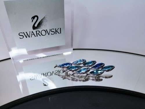 Swarovski Paradise Brooch Comallo Exotic School of Fish Paradise Exotic Fish