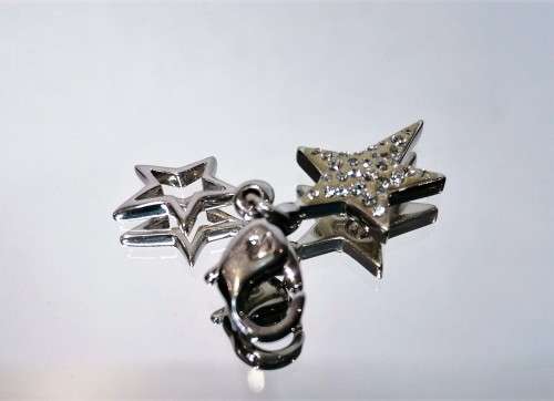 Swarovski Crystal Charm Bracelet Clip On Crystal Stars