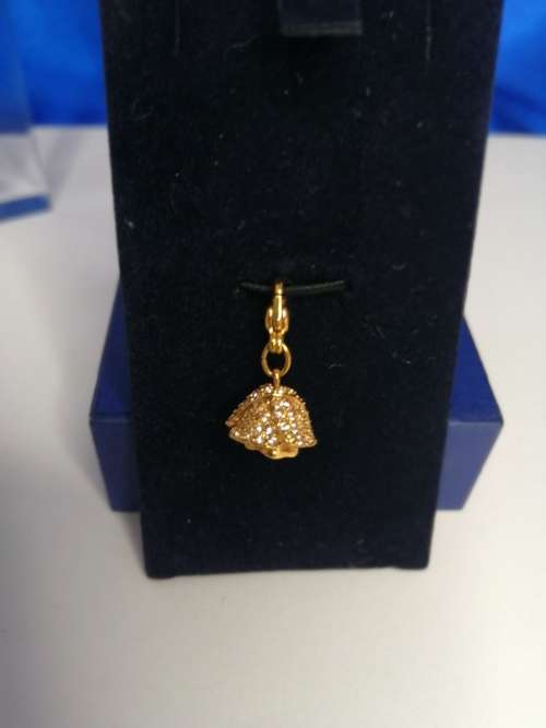 Genuine Swarovski Charm Bracelet Clip On Charm -  Crystal Rose.   #