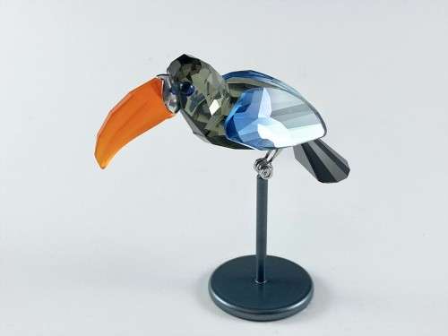 Swarovski Bamba Black Diamond Crystal Paradise Tropical Bird 284062