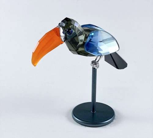 Swarovski Bamba Black Diamond Crystal Paradise Tropical Bird 284062