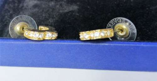 Swarovski Crystal Gold Plated Pretty Earrings