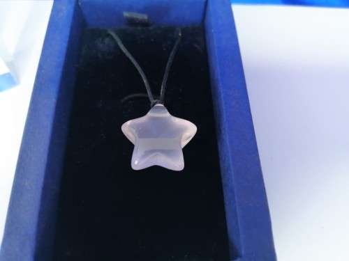 Genuine Swarovski Childs Pink Flower Necklace   #