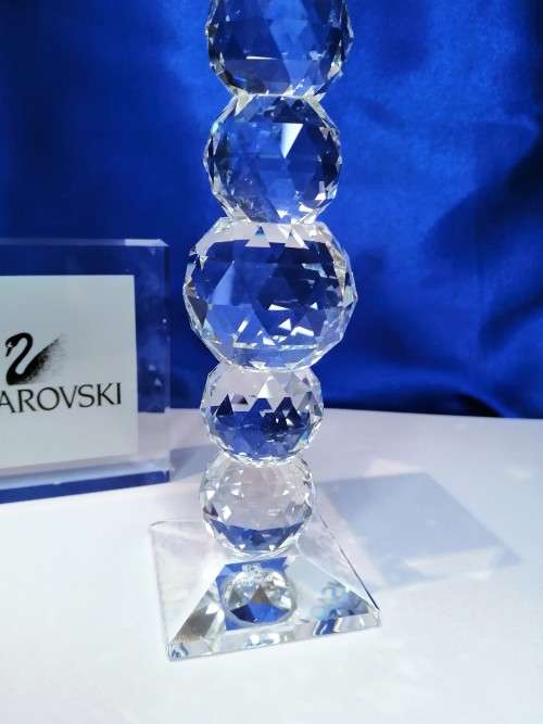 Swarovsli Crystal Stunning Tall Pin Candleholder