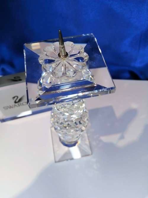 Swarovsli Crystal Stunning Tall Pin Candleholder