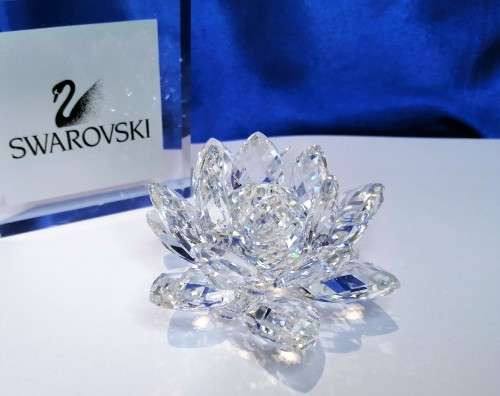 SWAROVSKI WATERLILY CANDLEHOLDER #