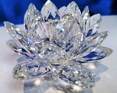SWAROVSKI WATERLILY CANDLEHOLDER #