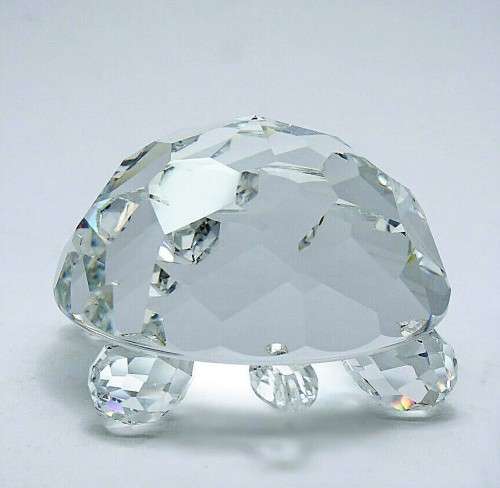 Swarovski Crystal King Turtle Endangered Species 1988