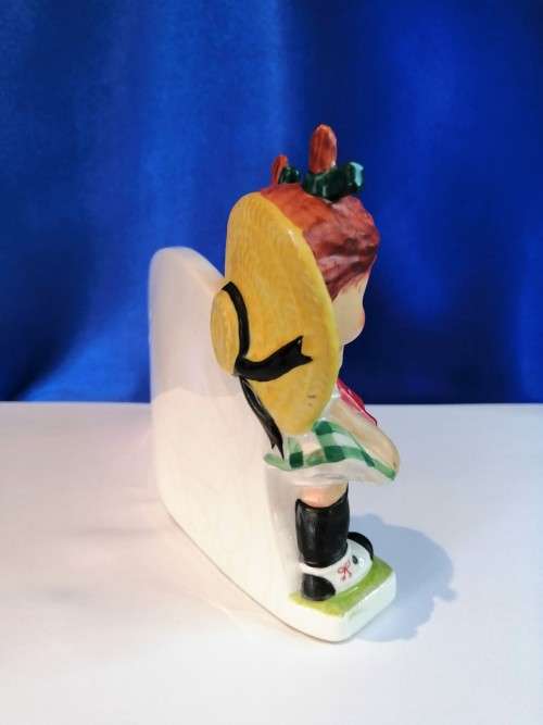 Charlot Byi Figurines and Dolls Goebel Advertising Display Sign Red Headed Girl 1966