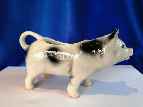 Vintage Ceramic Pig Milk Jug #