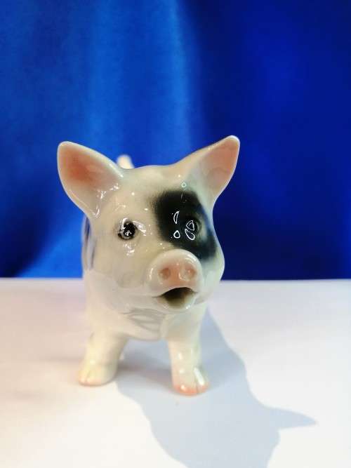 Vintage Ceramic Pig Milk Jug #