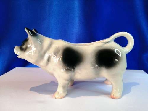Vintage Ceramic Pig Milk Jug #