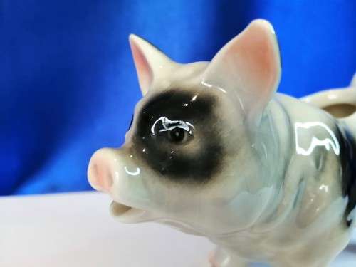 Vintage Ceramic Pig Milk Jug #