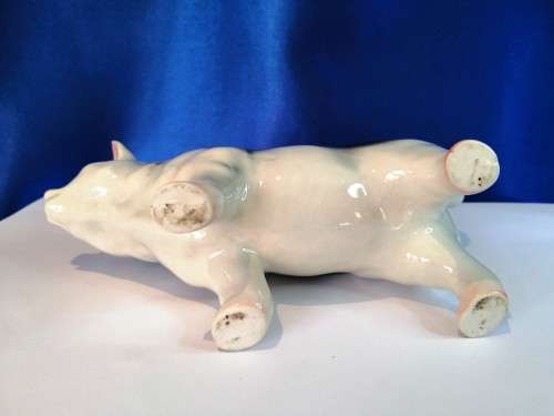 Vintage Ceramic Pig Milk Jug #