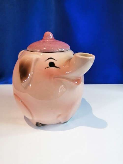 Goebel Pig Lidded Tea - Milk Pot *
