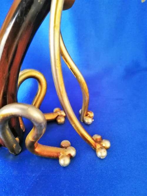 Quirky Metal Dog Figure #