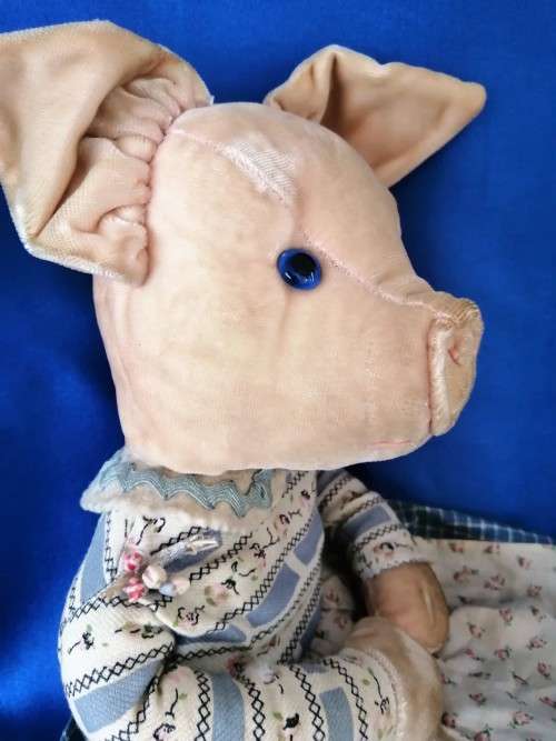 Hand Made Vintage Soft Pig #
