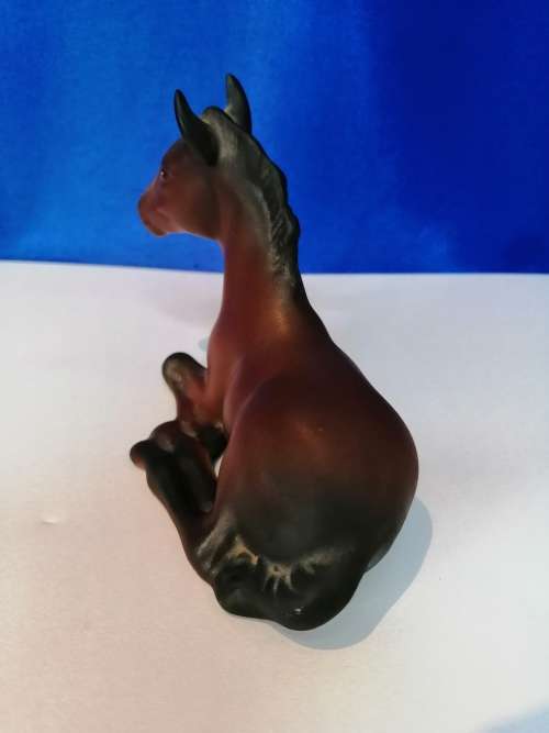 Beswick England Sitting Foal Matt Horse Figurine