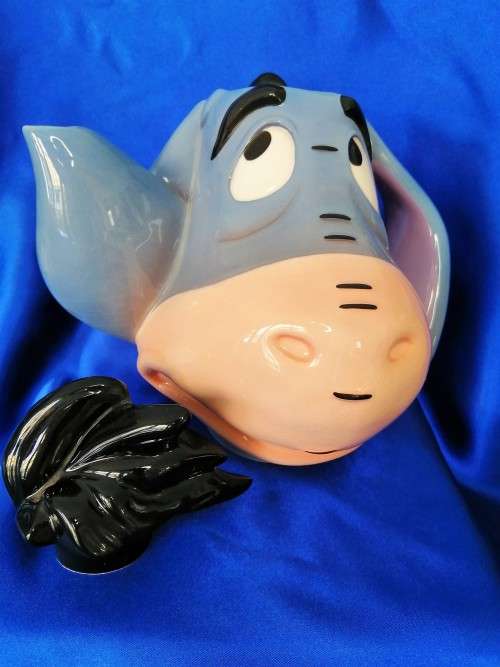 Large Cardew Disney Winnie the Pooh Eeyore 2000 Ceramic Teapot *