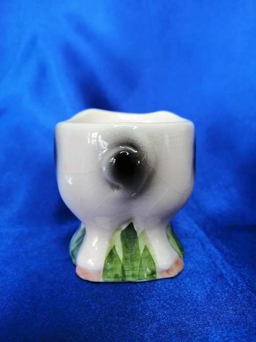 Vintage Border Pig piggy Egg Cup HP CC James Herriot Vibe Holder cottage core #