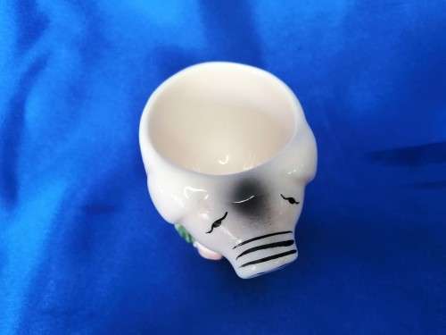 Vintage Border Pig piggy Egg Cup HP CC James Herriot Vibe Holder cottage core #