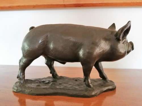 Large Model Casting Pig Statue #