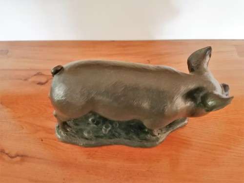 Large Model Casting Pig Statue #